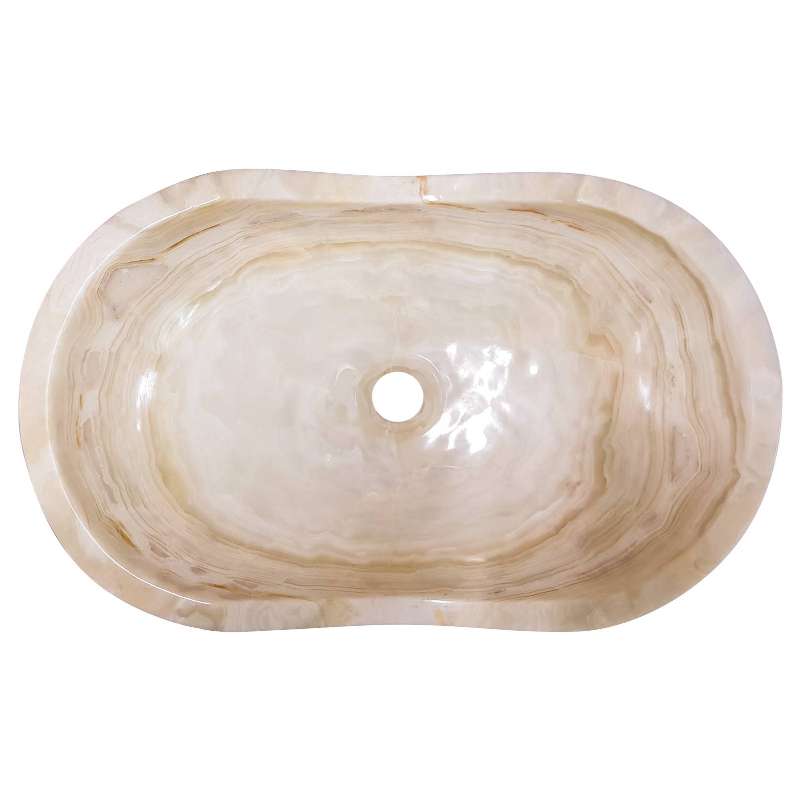 White onyx sink GL88 Gemlook