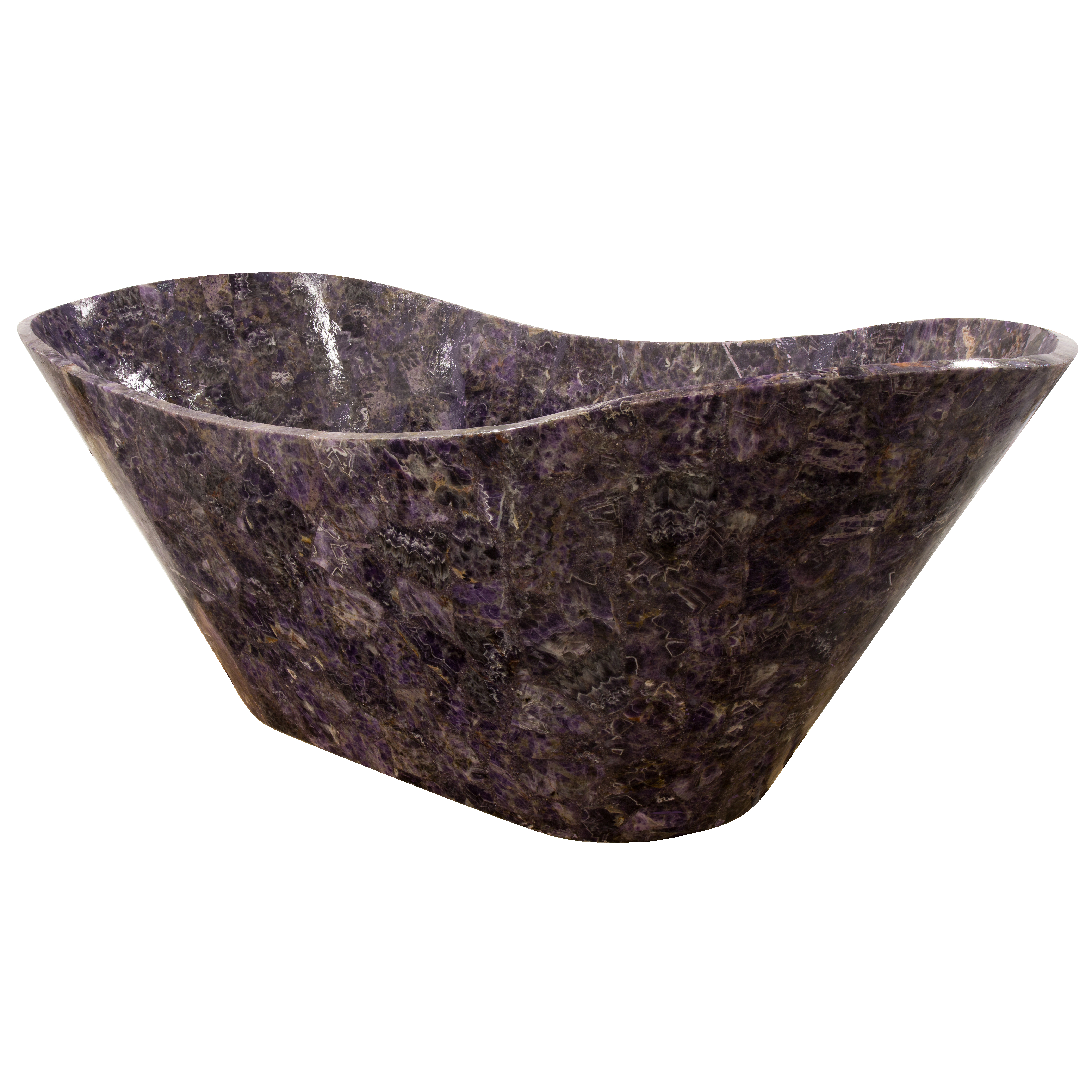 rose quartz bathtub outdoor